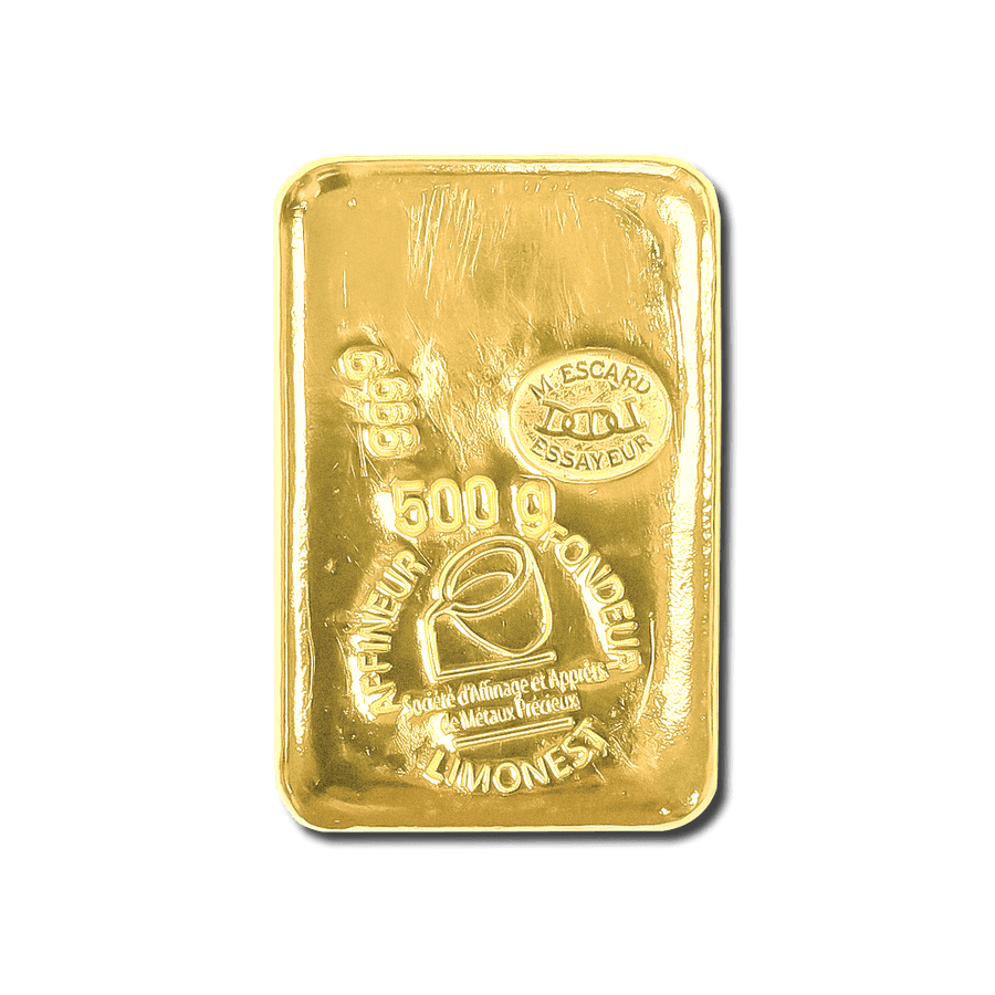 Lingot d'or 500g - SAAMP - GoldUnion