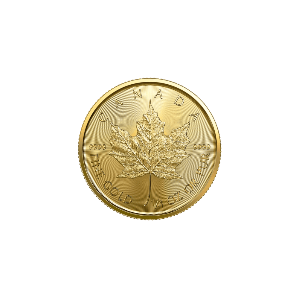 Pièce Maple Leaf 1/4 Once Or - GoldUnion