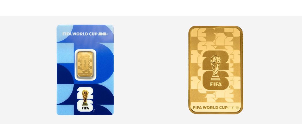 Lingotin or 1g : la collection Coupe du Monde FIFA 2026 par PAMP Suisse