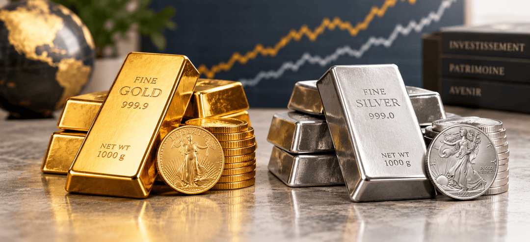 Or ou argent : lequel choisir pour investir ? - GoldUnion