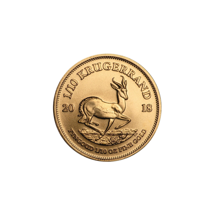 Pièce Krugerrand 1/10 Once Or