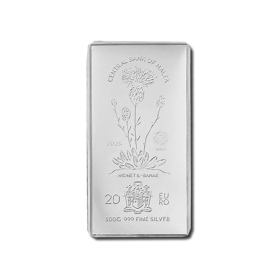 Lingot d'argent 500g Sans TVA – SEMPSA - GoldUnion