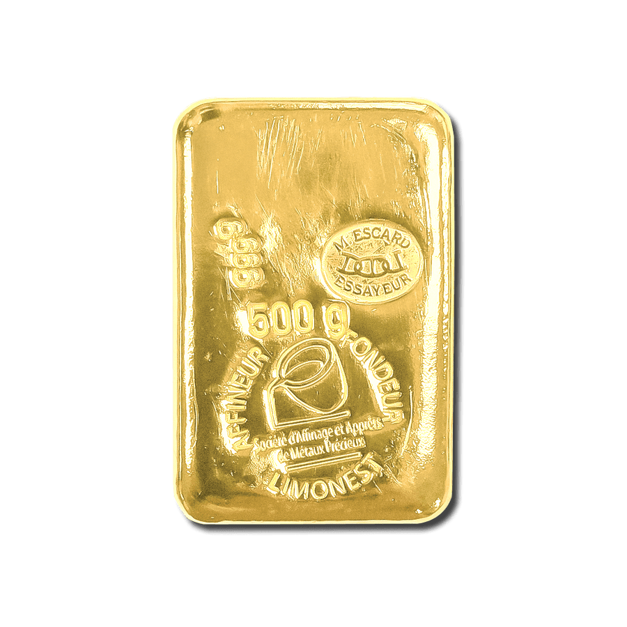 Lingot d'or 500g - SAAMP - GoldUnion