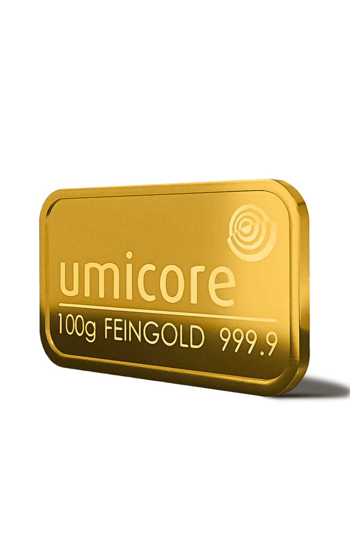 Lingotin d’or 100g – LBMA - GoldUnion
