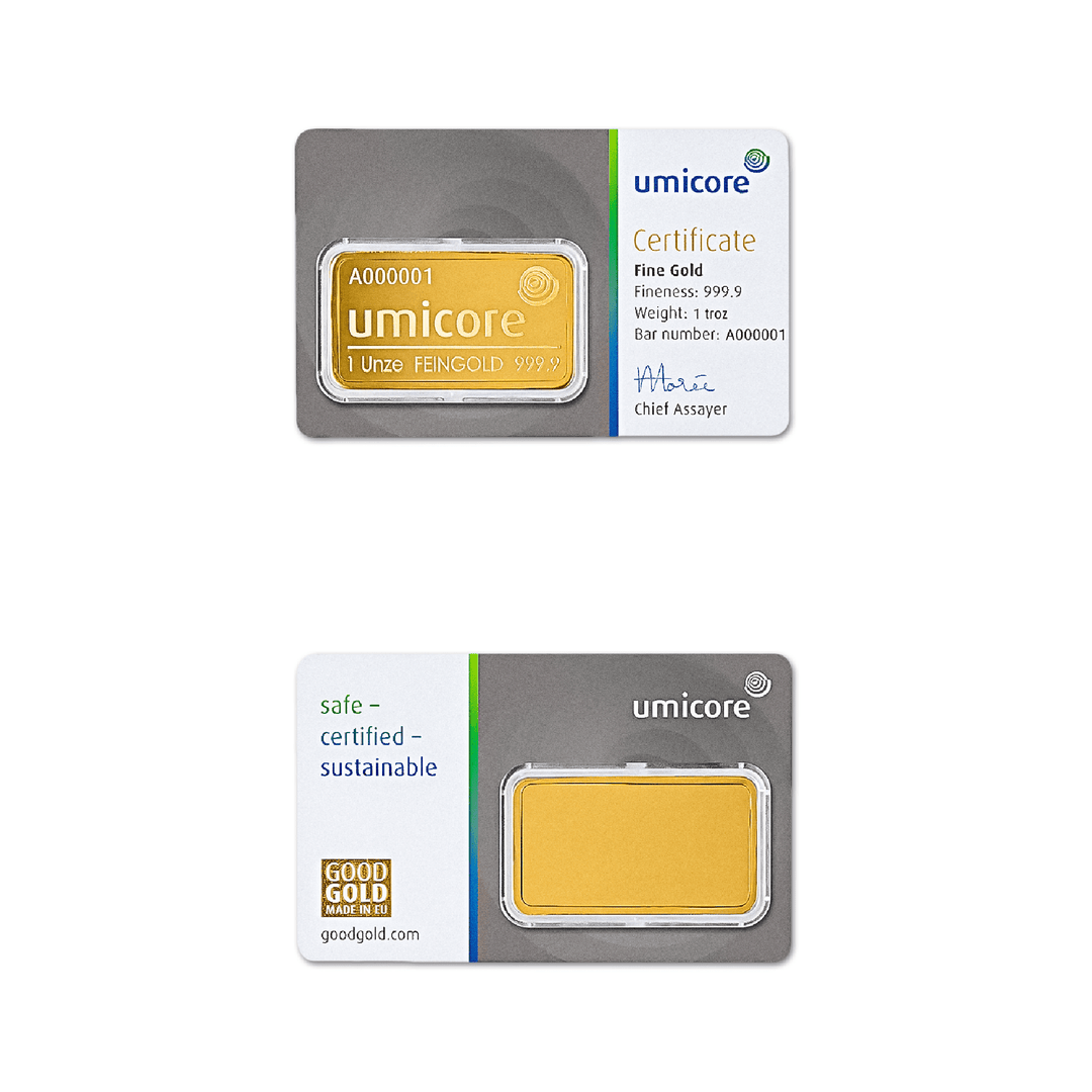 Once d’or - LBMA - Umicore - GoldUnion