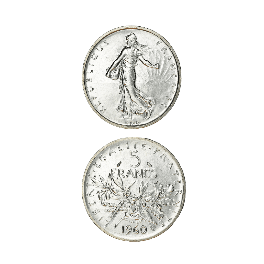 Pièce 5 Francs Semeuse – Édition Limitée Oscar Roty Collection - GoldUnion