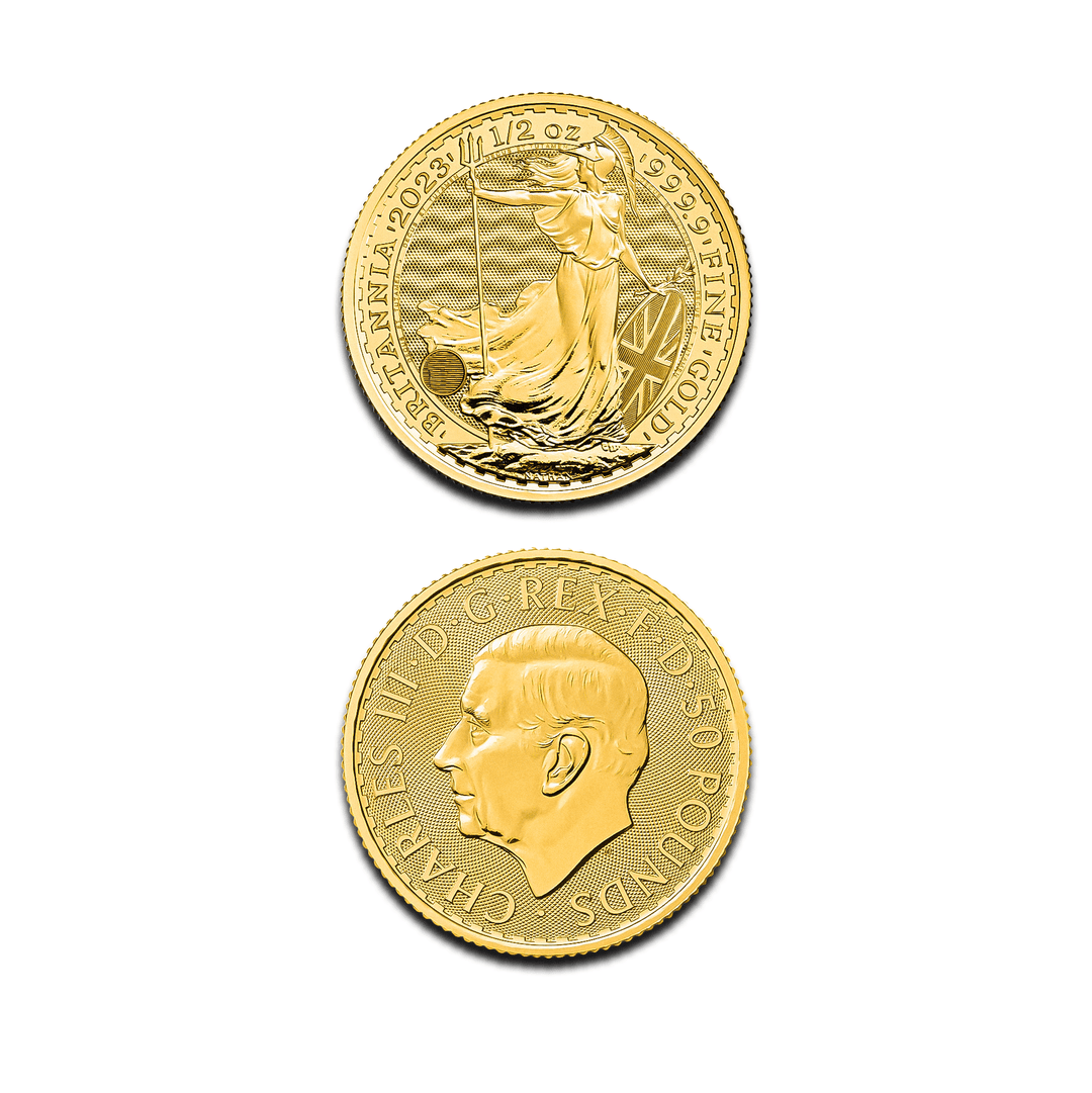 Pièce Britannia 1/2 Once Or – Édition Collection Royale - GoldUnion