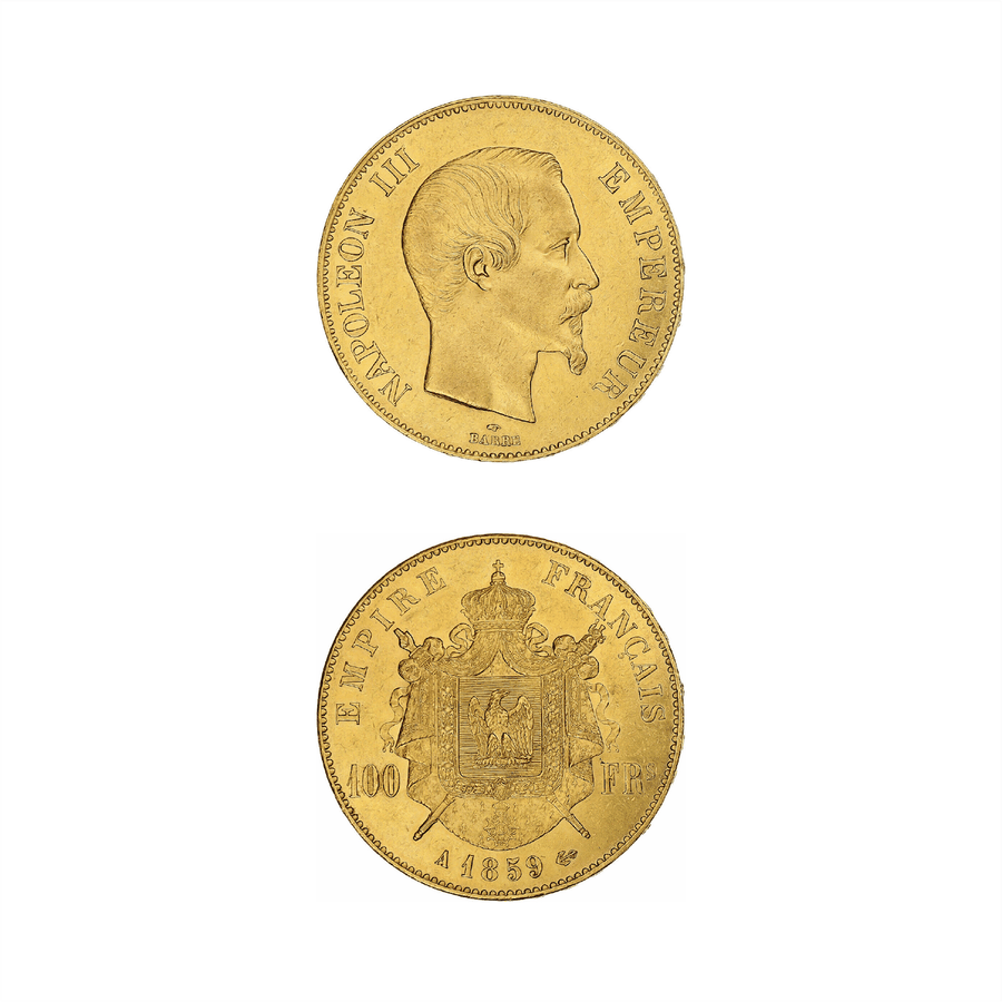 Pièce de 100 Francs Napoléon III - Édition Historique 1859 - GoldUnion
