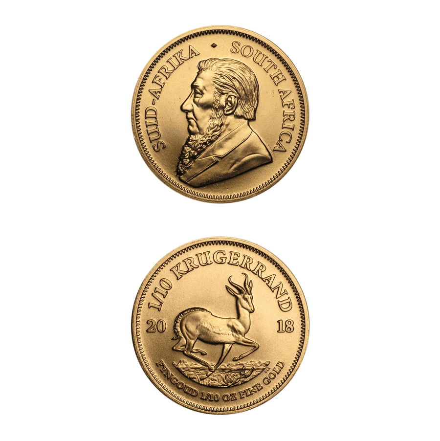 Pièce Krugerrand 1/10 Once Or - GoldUnion