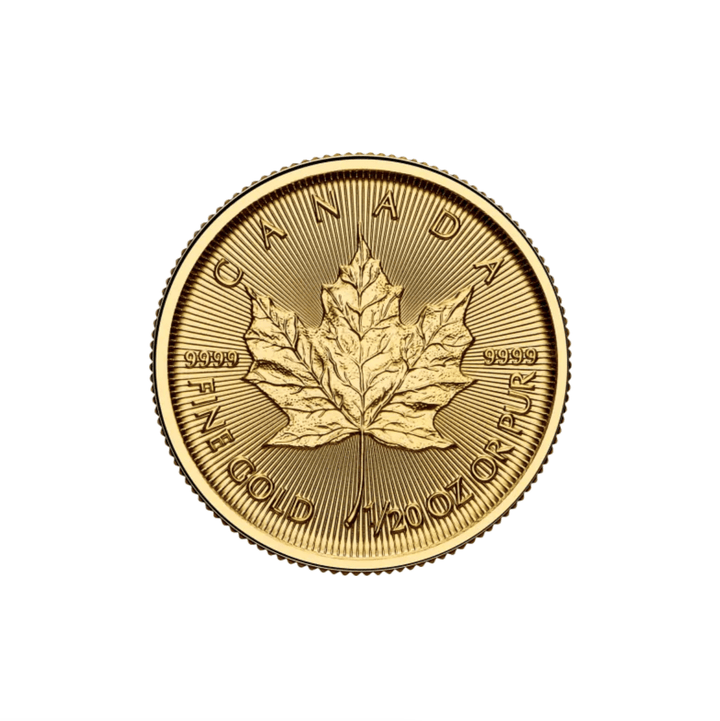 Pièce Maple Leaf 1/20 Once Or - GoldUnion