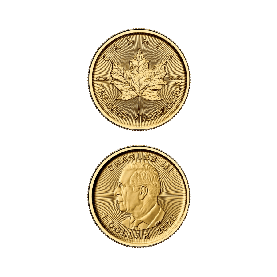 Pièce Maple Leaf Canadienne 1/20 Once – Collection Numismatique - GoldUnion