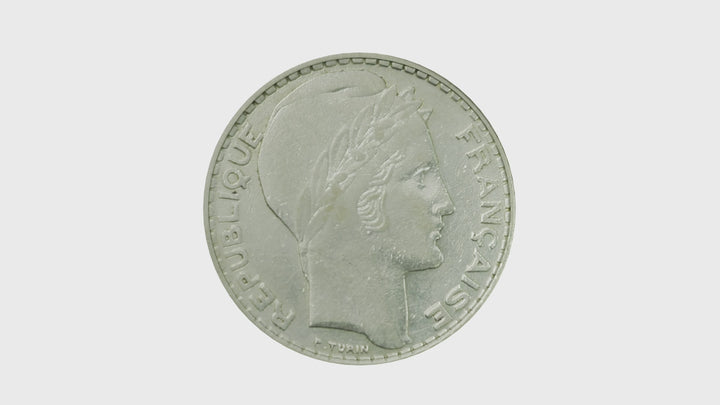 Pièce 10 francs Turin