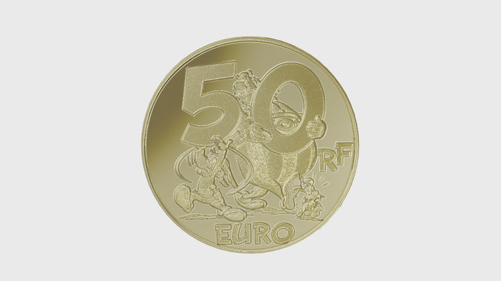 Pièce 50€ Or 1/4oz BE - Collection Asterix