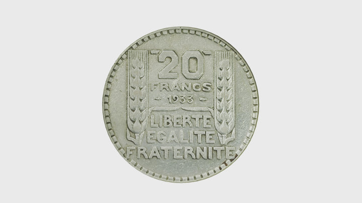 Pièce 20 francs Turin