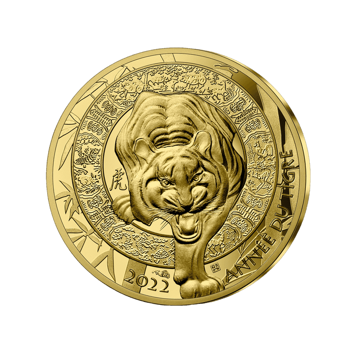 Pièce en Or 50€ - 1/4 Oz – Collection Année du tigre